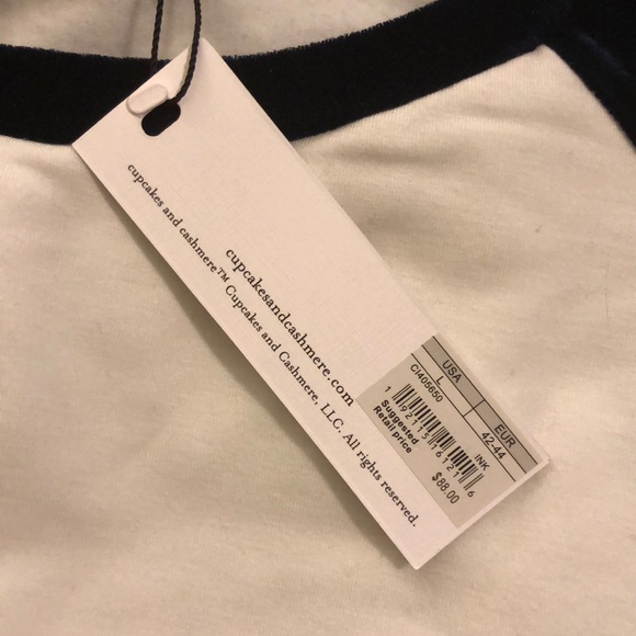 NWT Cupcakes and Cashmere Velvet long sleeve - Picture 4 of 5